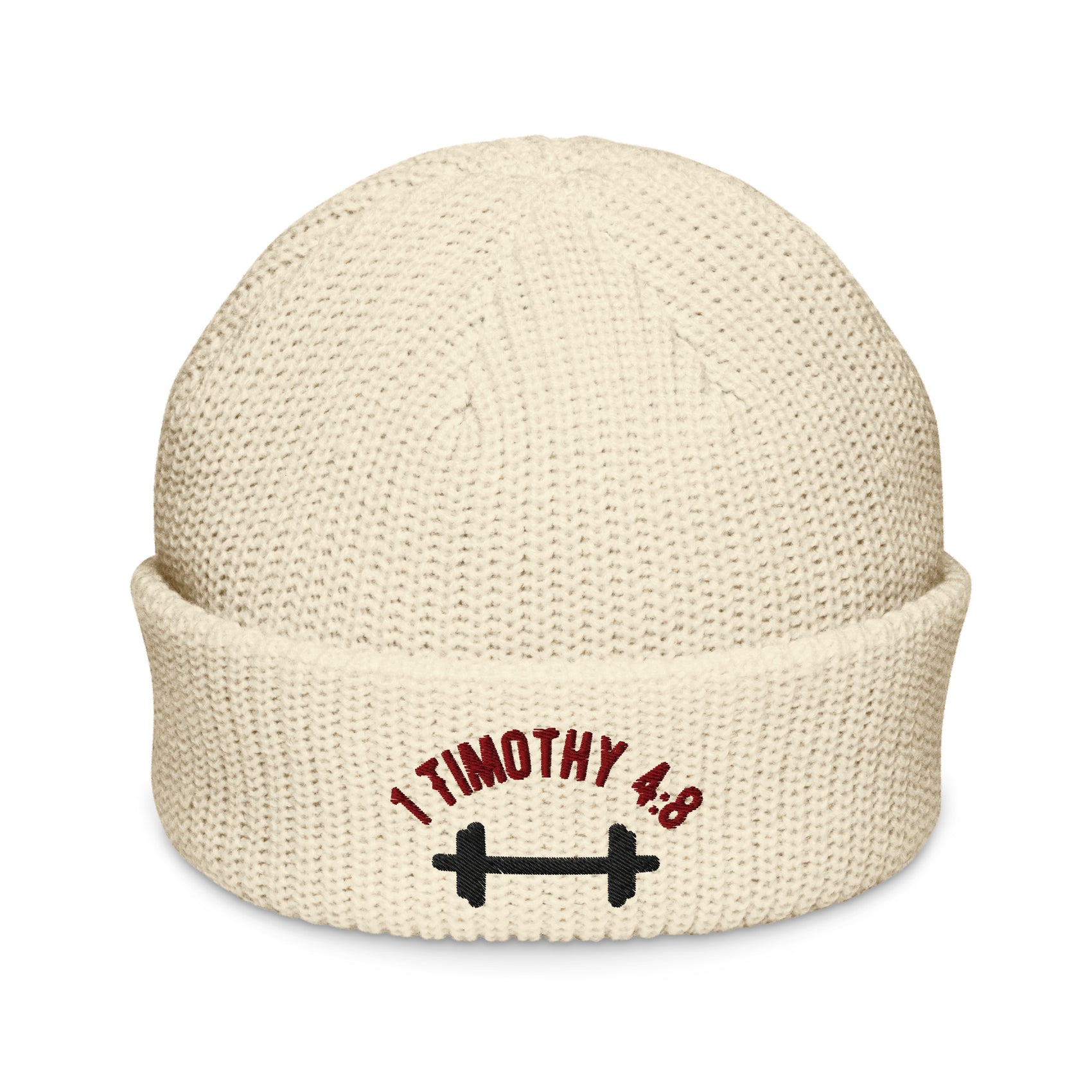 God given gains christian beanie by Praise Society at SVRN Society