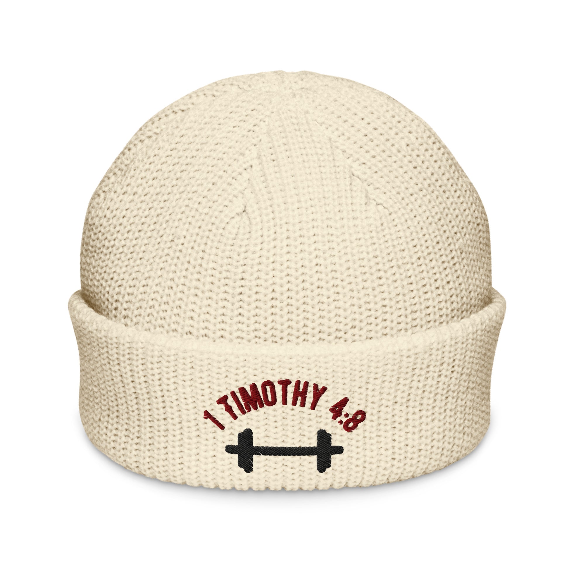 God given gains christian beanie by Praise Society at SVRN Society