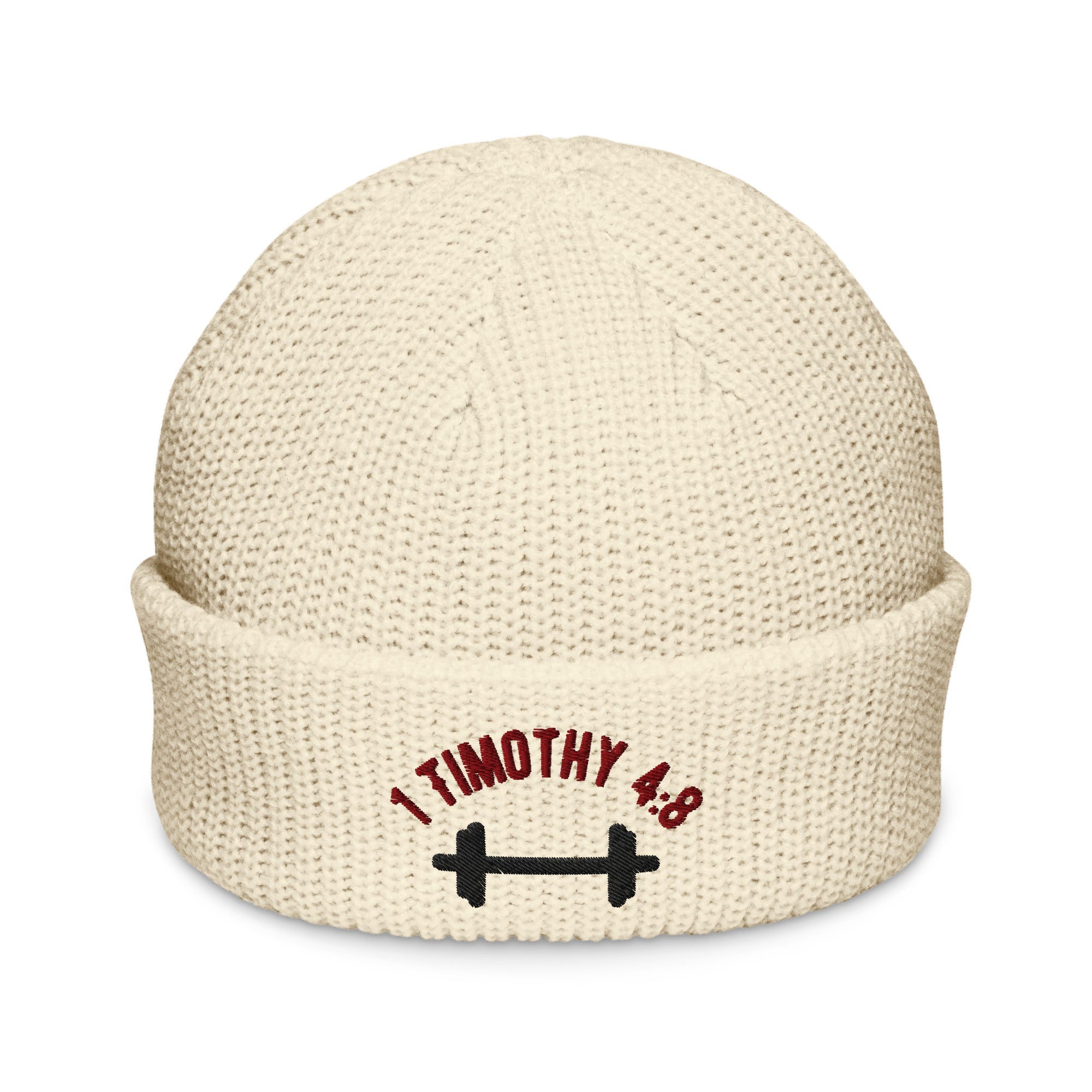 God given gains christian beanie by Praise Society at SVRN Society