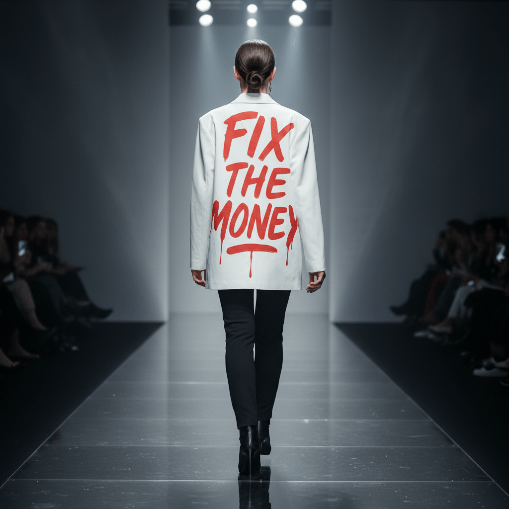 Fix The Money | Womens Cotton Bitcoin Blazer - SVRN Society