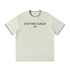 Light green t-shirt with &