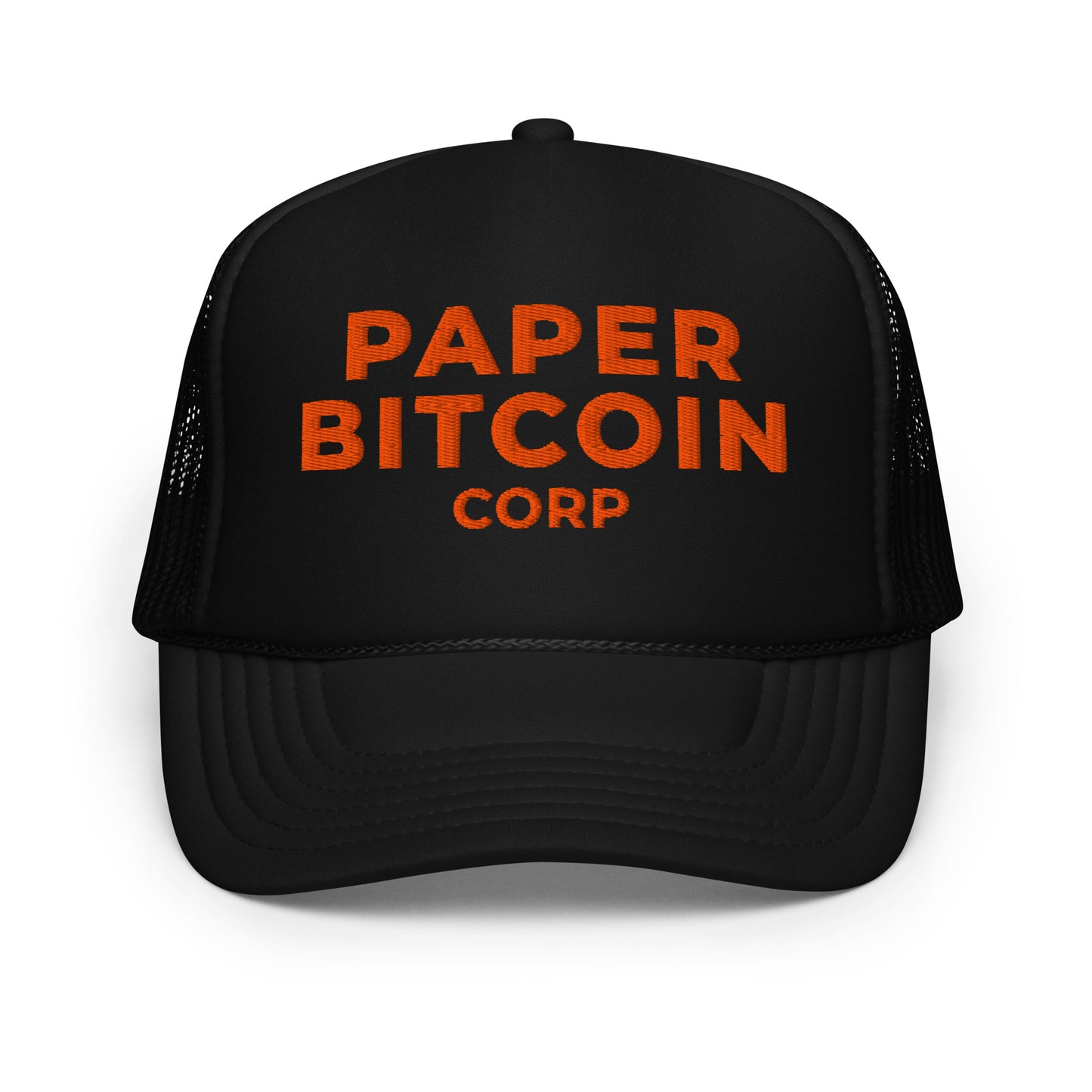 Paper Bitcoin Corp / Foam Trucker Hat - SVRN_T Hats - The Orange Habit