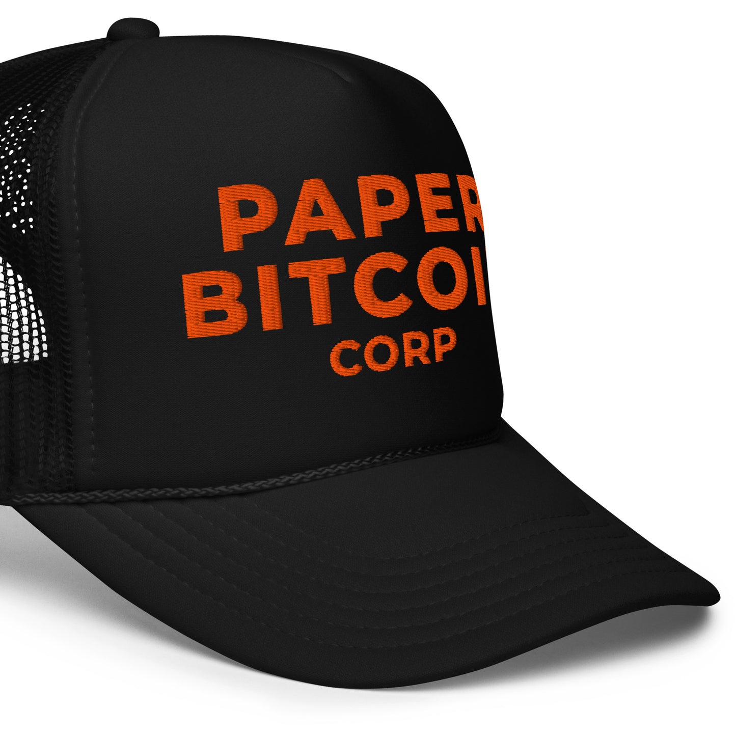 Paper Bitcoin Corp / Foam Trucker Hat - SVRN_T Hats - The Orange Habit