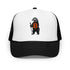 Bitcoin Honey Badger logo foam trucker hat by The Orange Habit