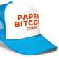 Paper Bitcoin Corp / Foam Trucker Hat - SVRN_T Hats - The Orange Habit