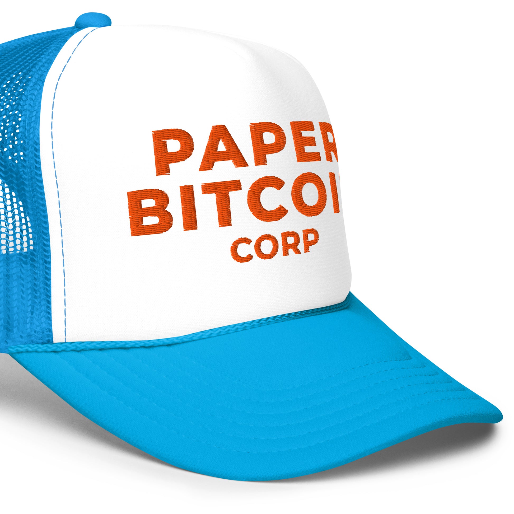 Paper Bitcoin Corp / Foam Trucker Hat - SVRN_T Hats - The Orange Habit
