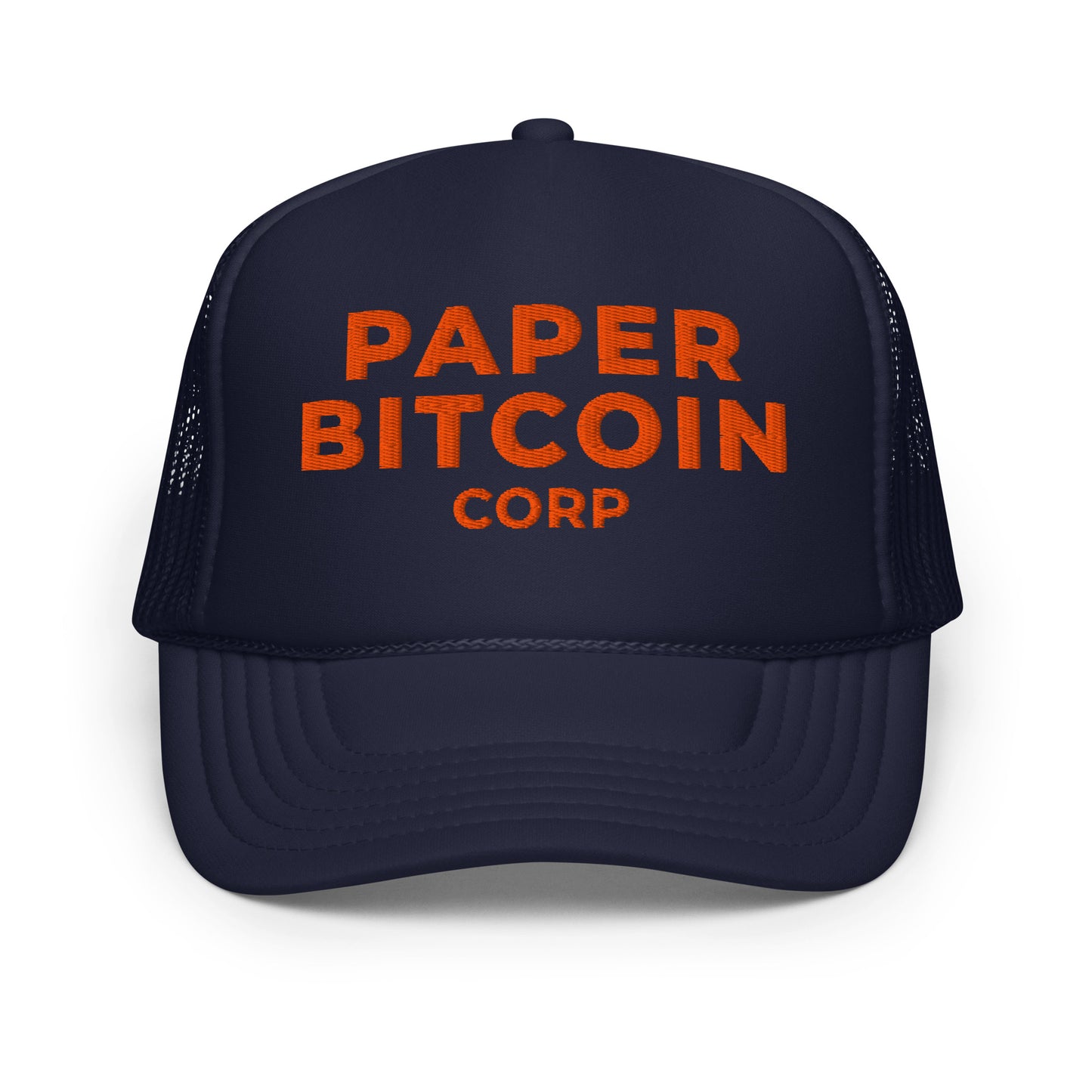 Paper Bitcoin Corp / Foam Trucker Hat - SVRN_T Hats - The Orange Habit