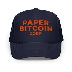Paper Bitcoin Corp / Foam Trucker Hat - SVRN_T Hats - The Orange Habit