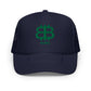 Bitcoin paris Navy and green Bitcoin Trucker Hat by SVRN Society