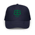 Bitcoin paris Navy and green Bitcoin Trucker Hat by SVRN Society