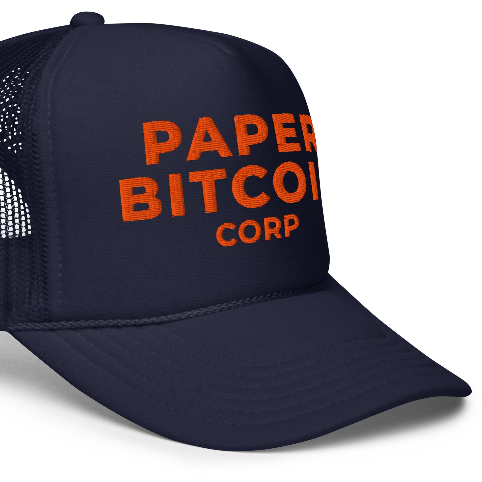 Paper Bitcoin Corp / Foam Trucker Hat - SVRN_T Hats - The Orange Habit