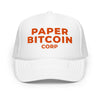 Paper Bitcoin Corp / Foam Trucker Hat - SVRN_T Hats - The Orange Habit