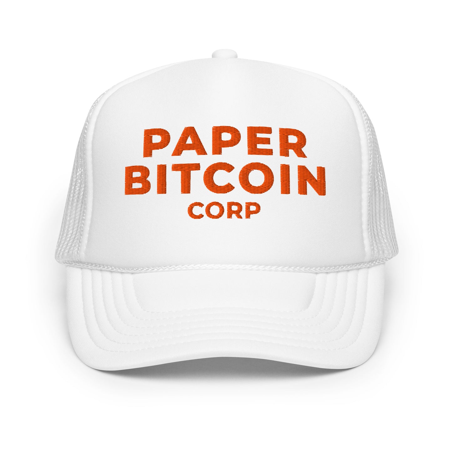 Paper Bitcoin Corp / Foam Trucker Hat - SVRN_T Hats - The Orange Habit