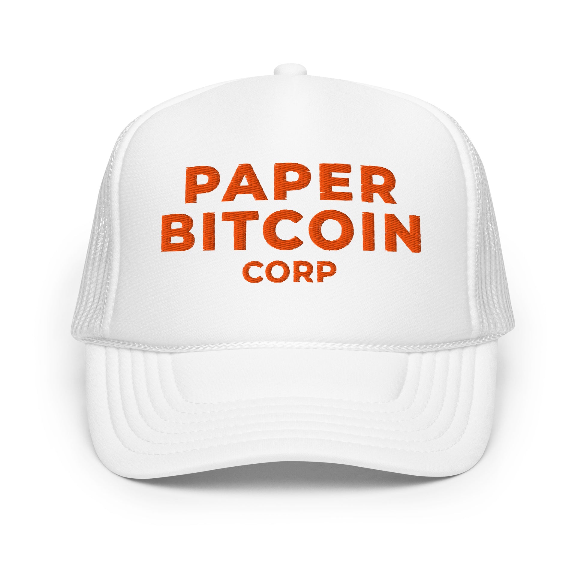 Paper Bitcoin Corp / Foam Trucker Hat - SVRN_T Hats - The Orange Habit