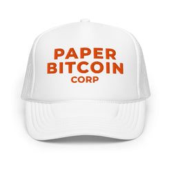 Paper Bitcoin Corp / Foam Trucker Hat - SVRN_T Hats - The Orange Habit