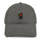 HONEY BADGER / Distressed Bitcoin Dad Hat - SVRN_T Hats - The Orange Habit