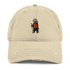 HONEY BADGER / Distressed Bitcoin Dad Hat - SVRN_T Hats - The Orange Habit