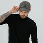 HONEY BADGER / Distressed Bitcoin Dad Hat - SVRN_T Hats - The Orange Habit