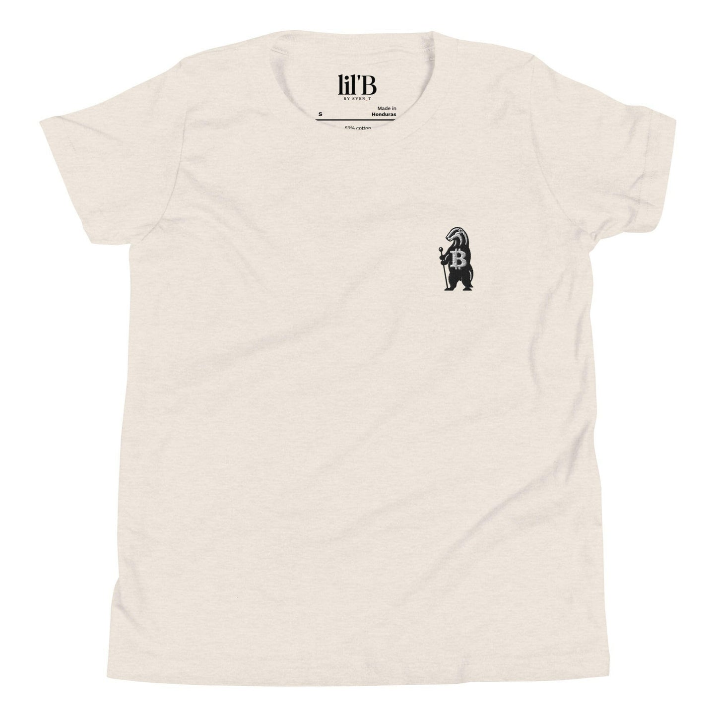 HONEY BADGER / Embroidered Kids' Bitcoin Tee - Lil'B - The Orange Habit