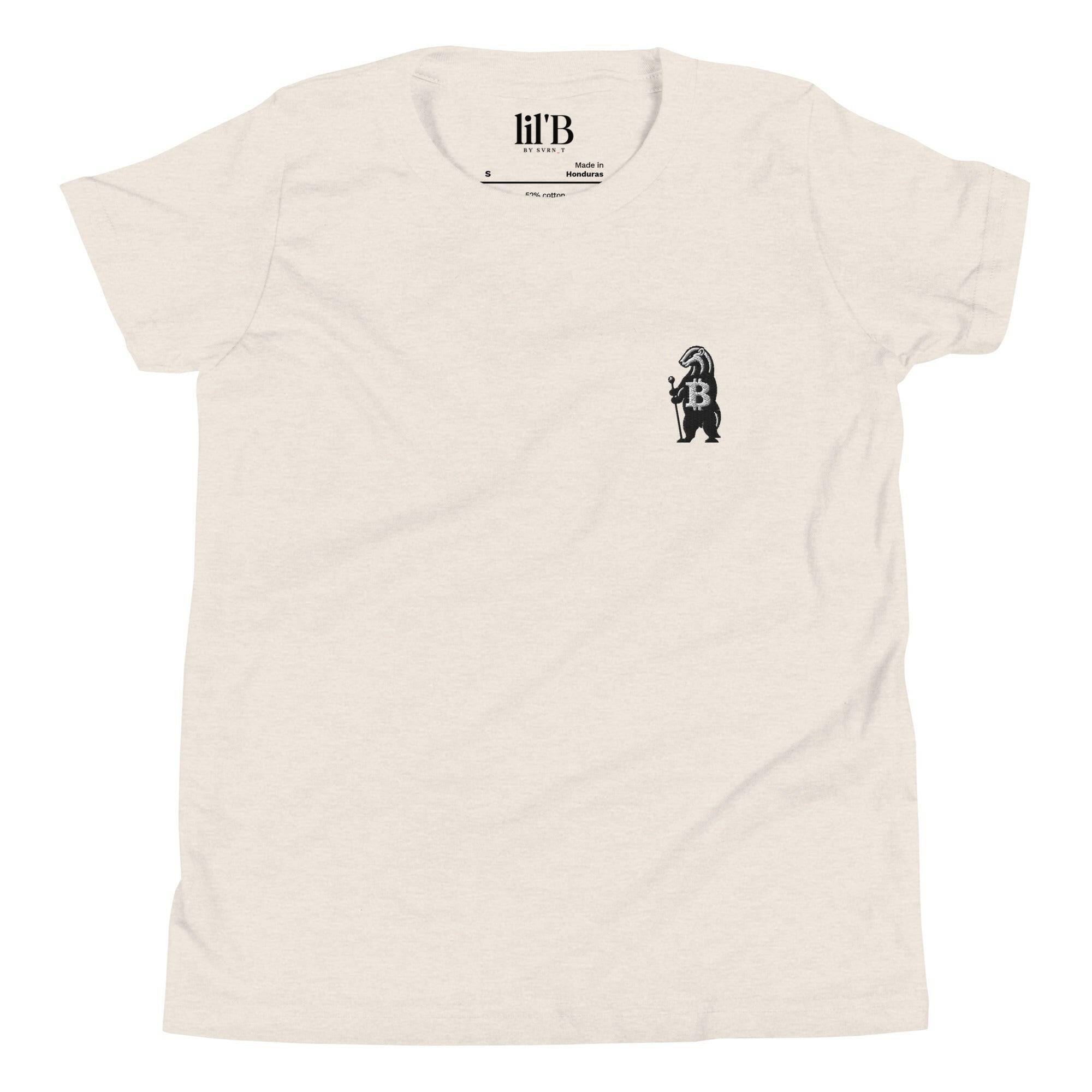 HONEY BADGER / Embroidered Kids' Bitcoin Tee - Lil'B - The Orange Habit