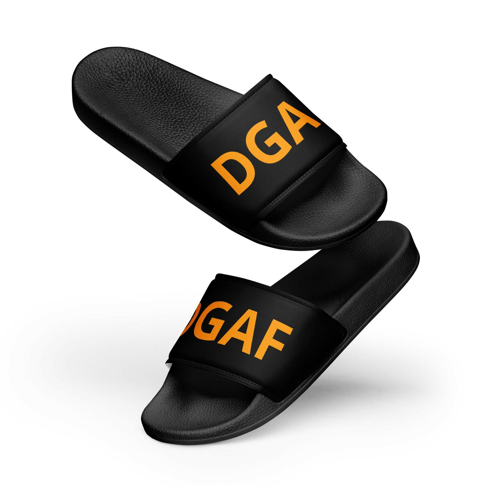 HONEY BADGER / Mens Bitcoin Slides - SVRN_T - The Orange Habit