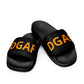HONEY BADGER / Mens Bitcoin Slides - SVRN_T - The Orange Habit