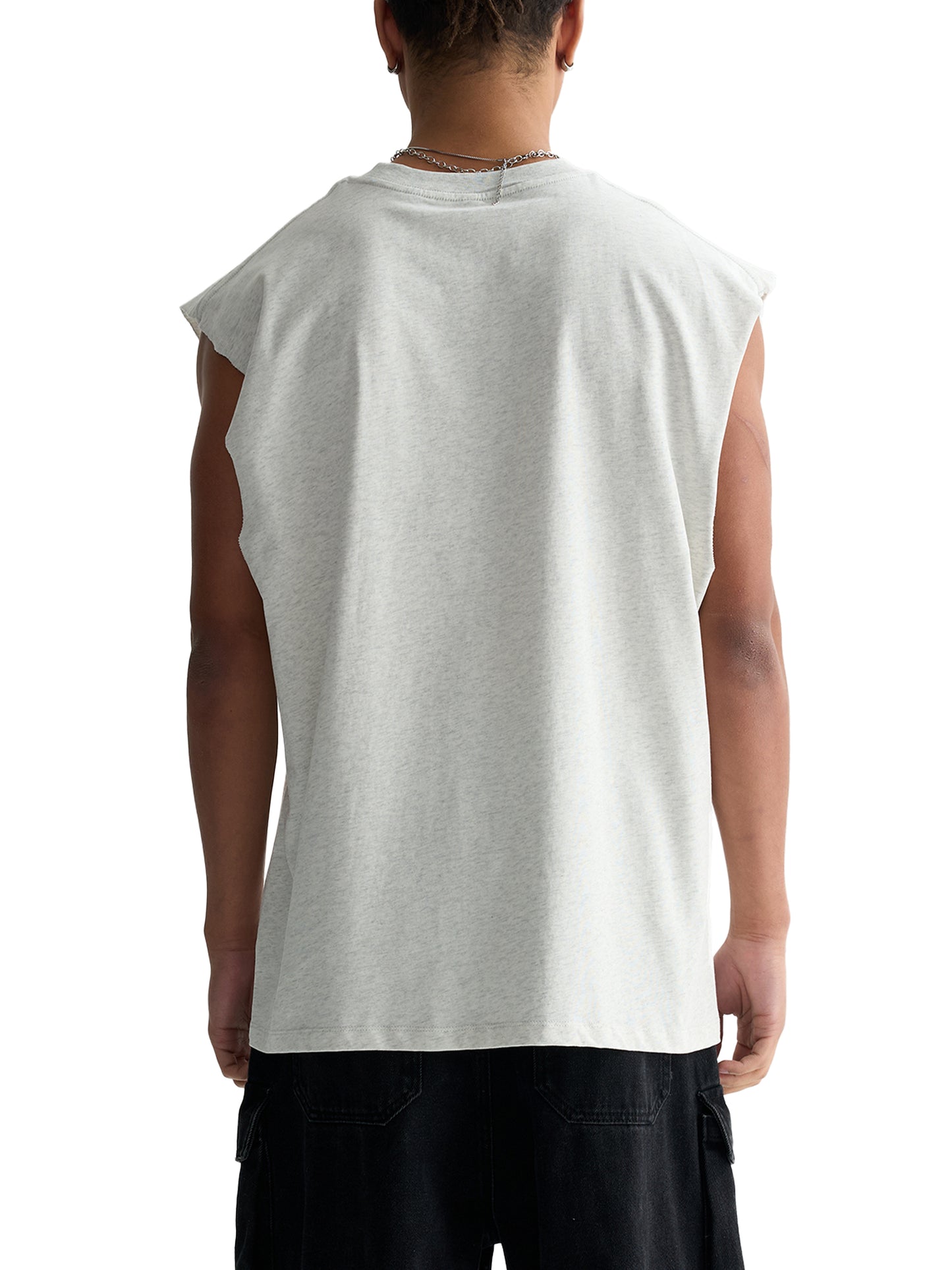 Buy Bitcoin: Raw Edge Cotton Tank Top