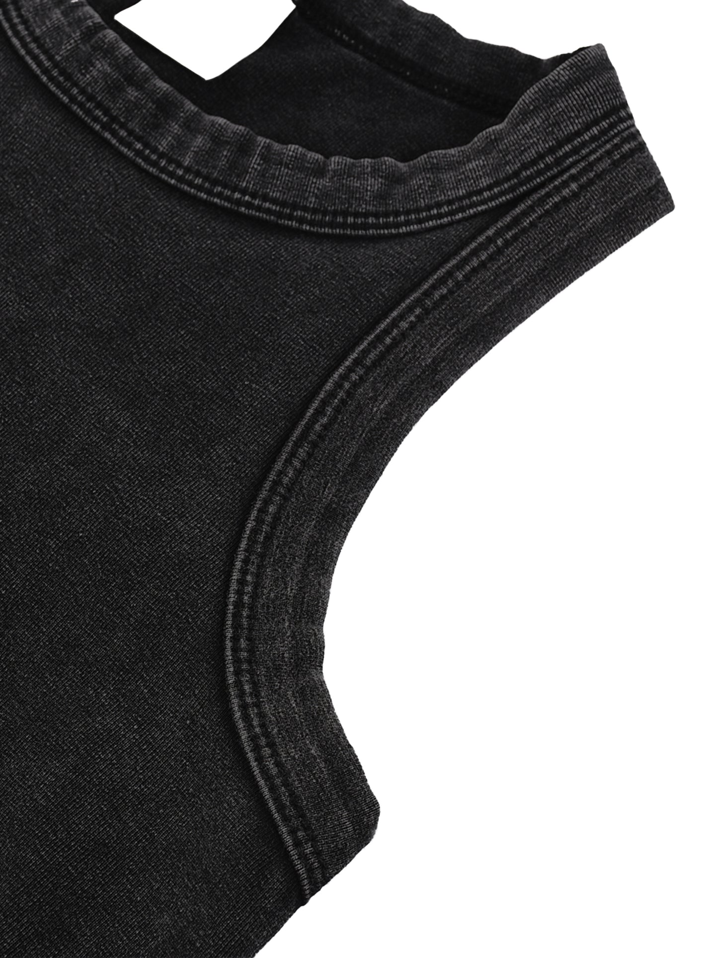 Bitcoin Paris Green: Snow Washed Tanktop