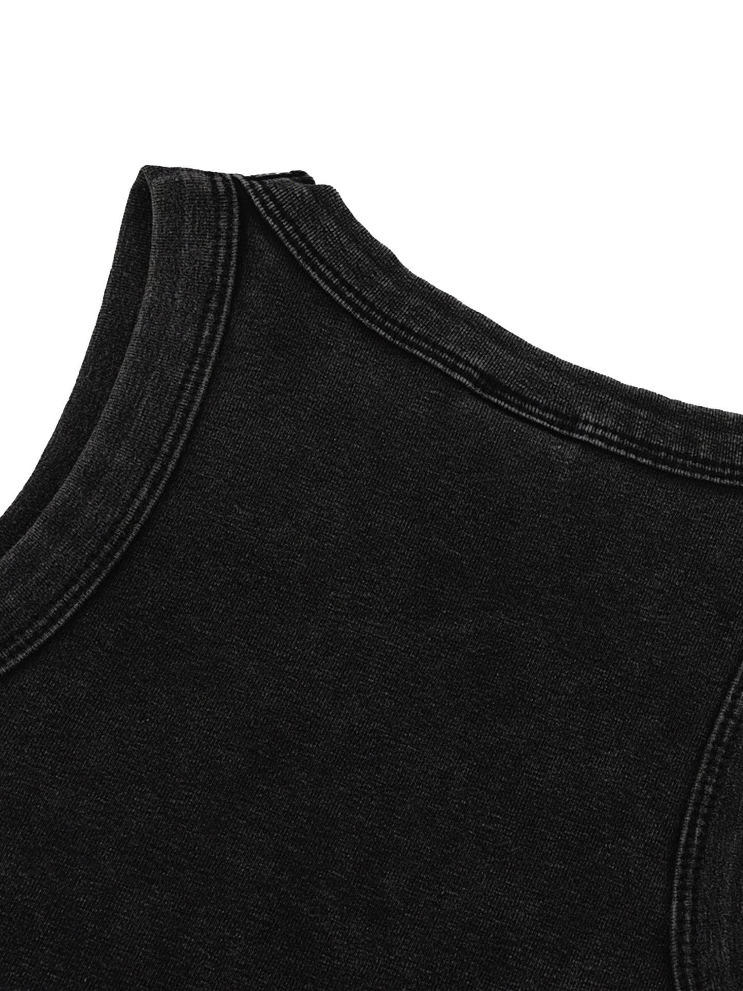 Bitcoin Paris Green: Snow Washed Tanktop
