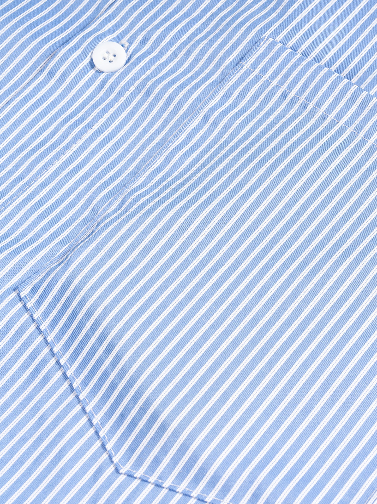 Bitcoin Americana: Striped Boxy Shirt