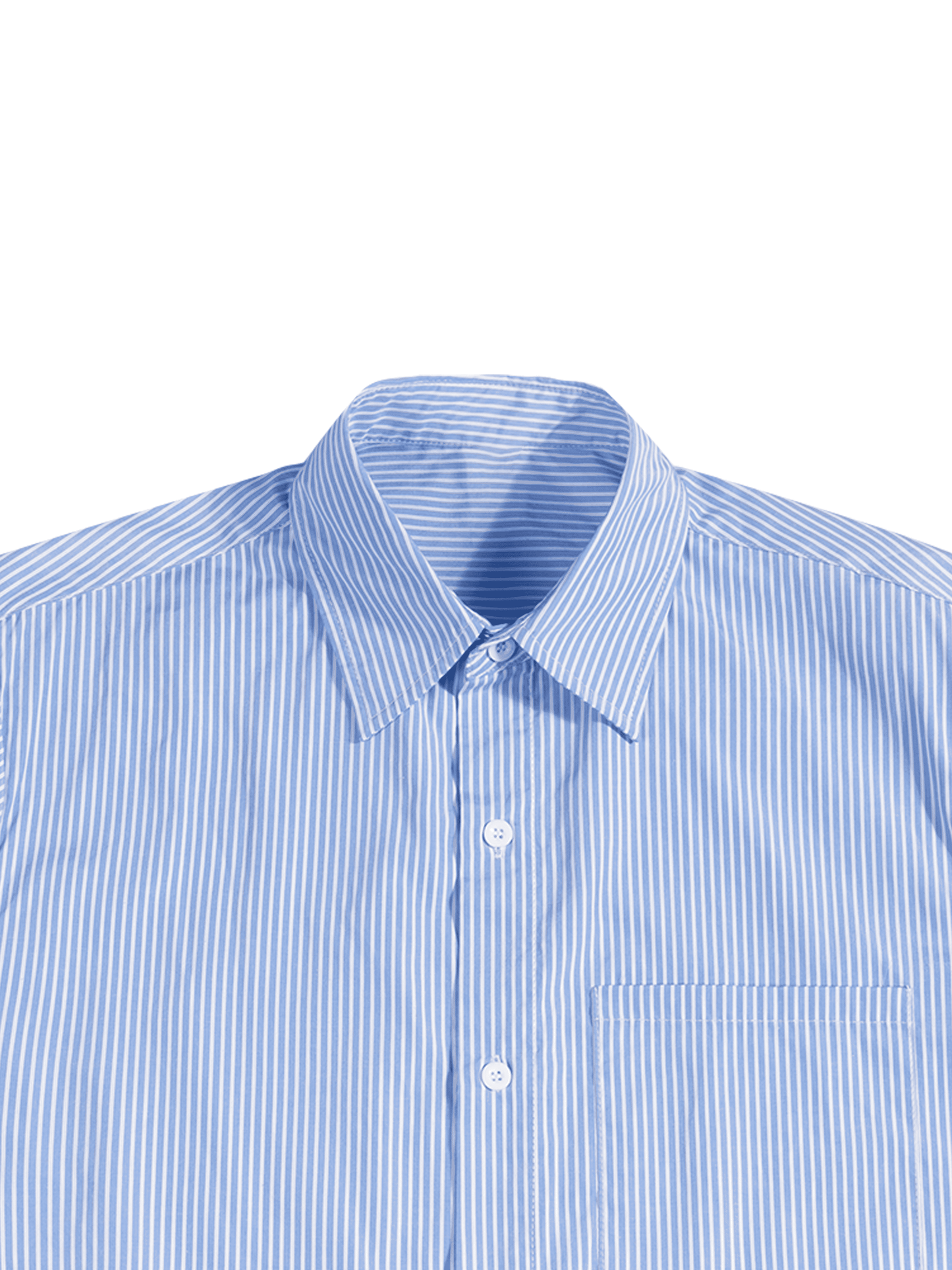 Bitcoin Americana: Striped Boxy Shirt