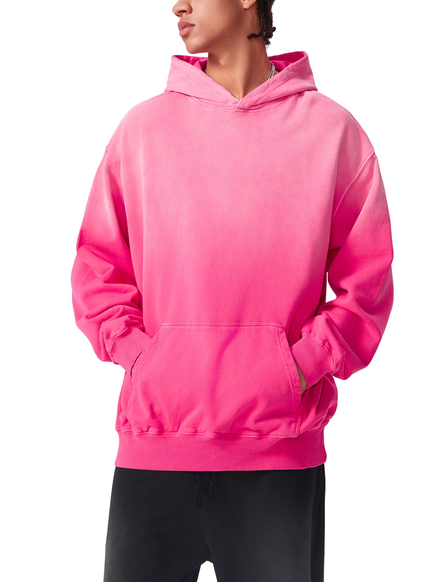 Bitcoin Americana: Sudadera con Capucha Extragrande Decolorada