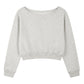 The Orange Habit,Nikki Nakamoto,Women's Bitcoin Sweatshirt,Cropped