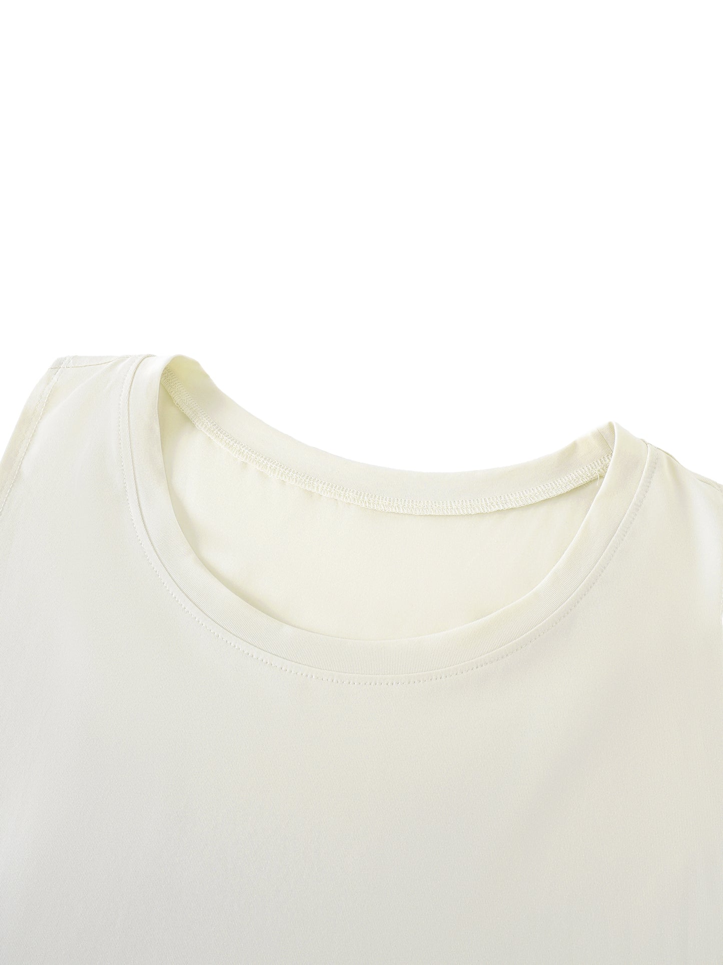 Club Orange: Camiseta sin mangas con cuello redondo para hombre