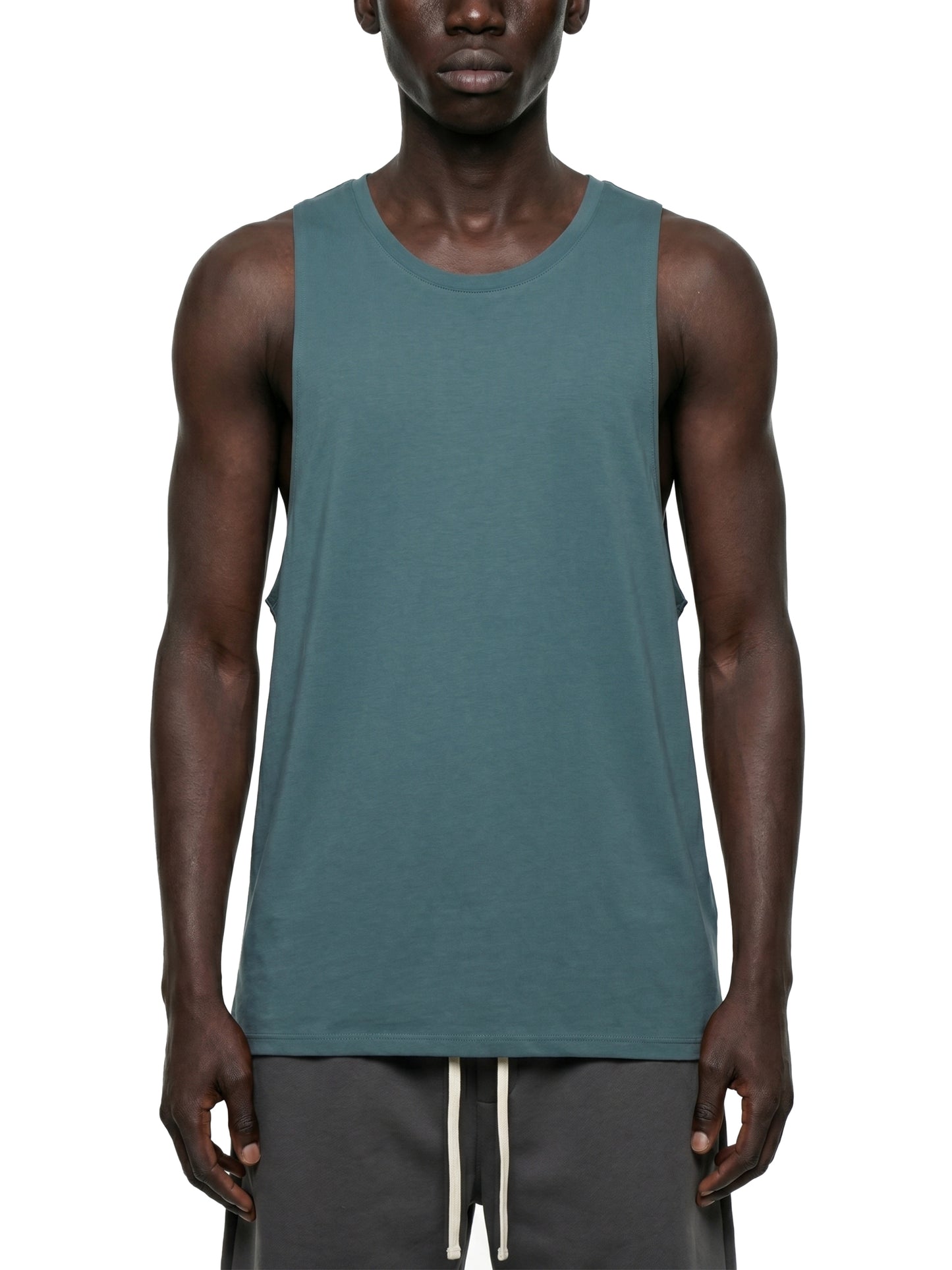 Manna Bitcoin: Camiseta sin mangas con cuello redondo para hombre, negra