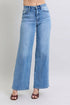 Boutique / Judy Blue Full Size Wide Leg Jeans with Pockets - Judy Blue - The Orange Habit