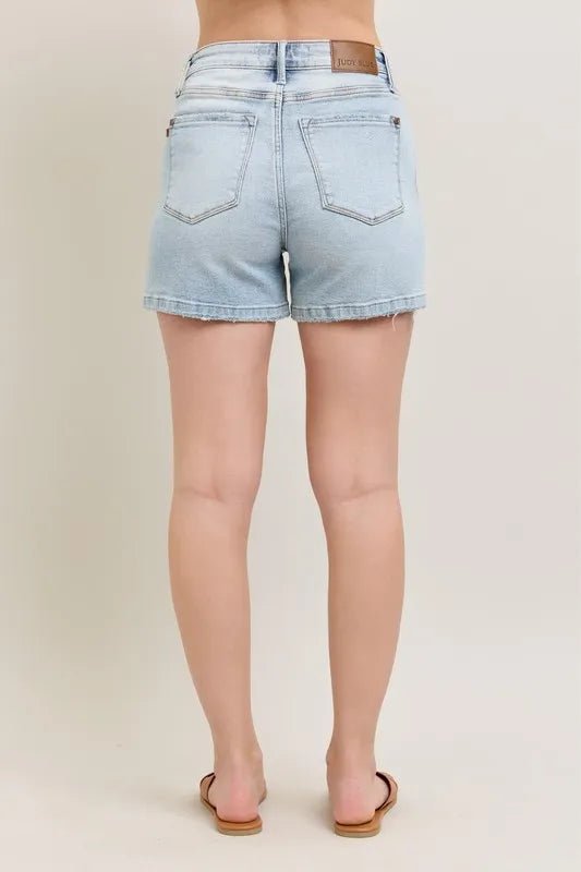 Judy Blue / High Rise Denim Shorts - Judy Blue - The Orange Habit