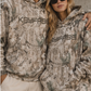 Kayfabe: Oversized Fleece Tree Camo Hoodie