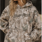 Kayfabe: Oversized Fleece Tree Camo Hoodie
