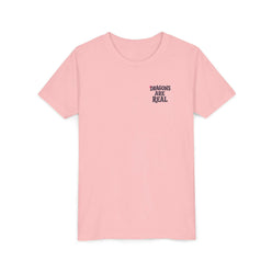 Pink Girl's Bitcoin T-Shirt from the Dragons are Real collection at SVRN Society