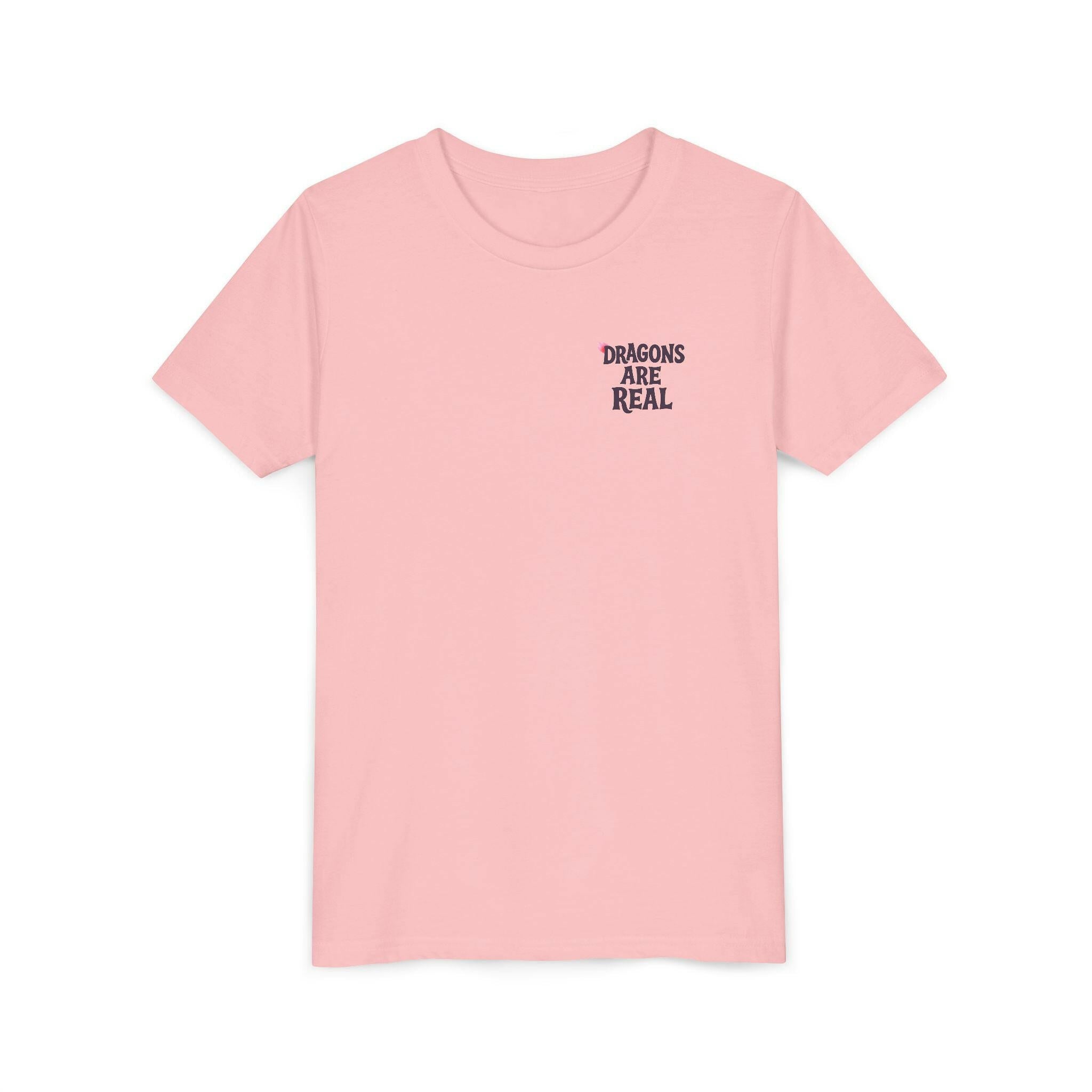 Pink Girl's Bitcoin T-Shirt from the Dragons are Real collection at SVRN Society