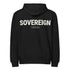 Sovereign under God premium unisex zip hoodie in black | Praise Society