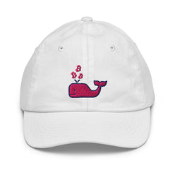 Bitcoin Whale / Kids Pink Bitcoin Hat - Lil'B Hats - The Orange Habit