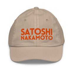 NAKAMOTO / Kids Bitcoin Hat - Lil'B Hats - The Orange Habit