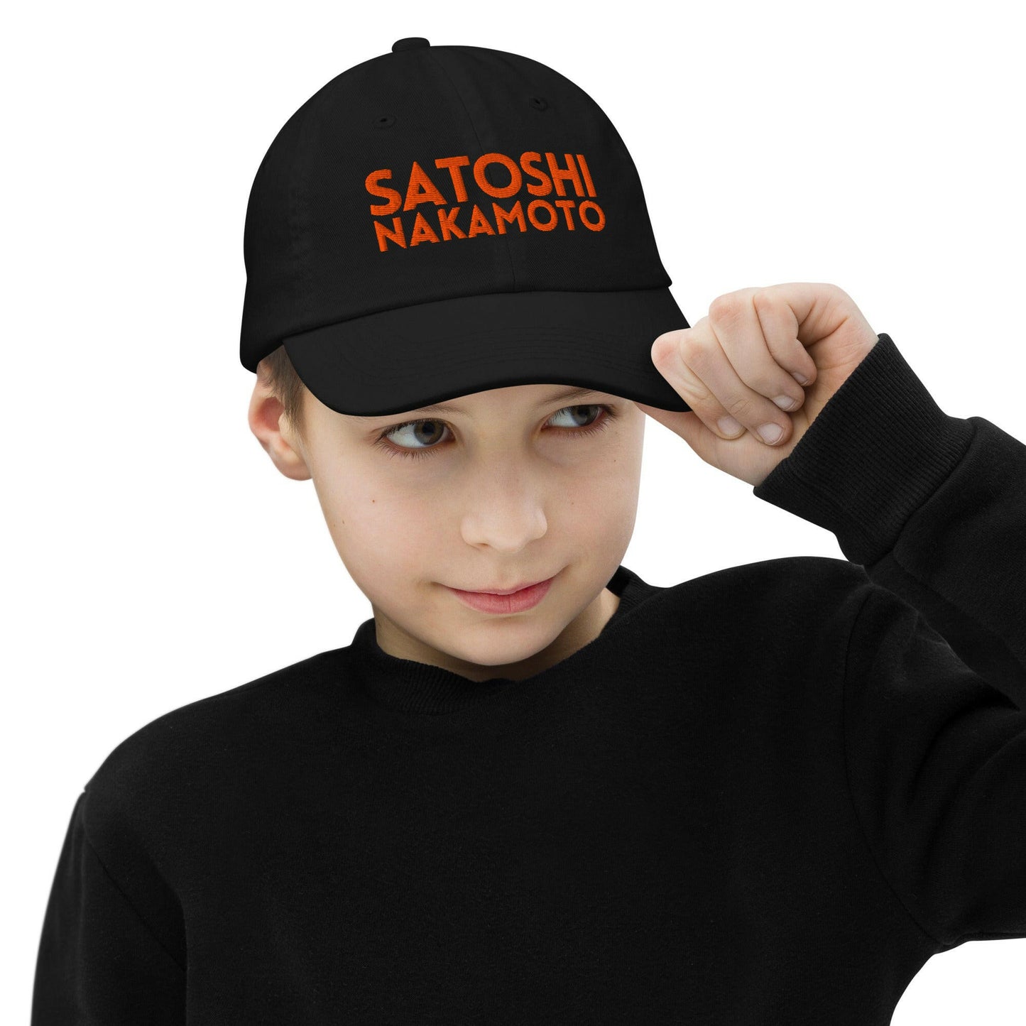 NAKAMOTO / Kids Bitcoin Hat - Lil'B Hats - The Orange Habit