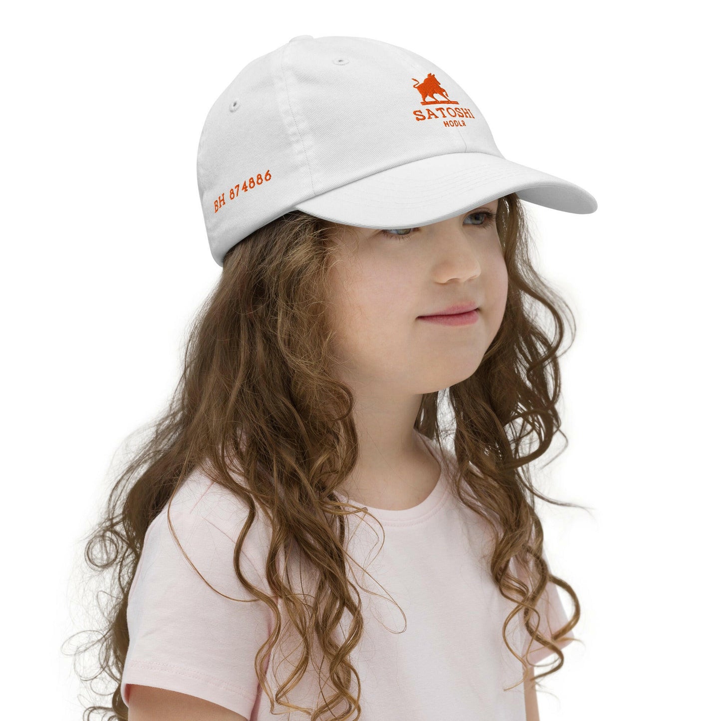 SATOSHI HODLR / Kids Bitcoin Hat - Lil'B Hats - The Orange Habit