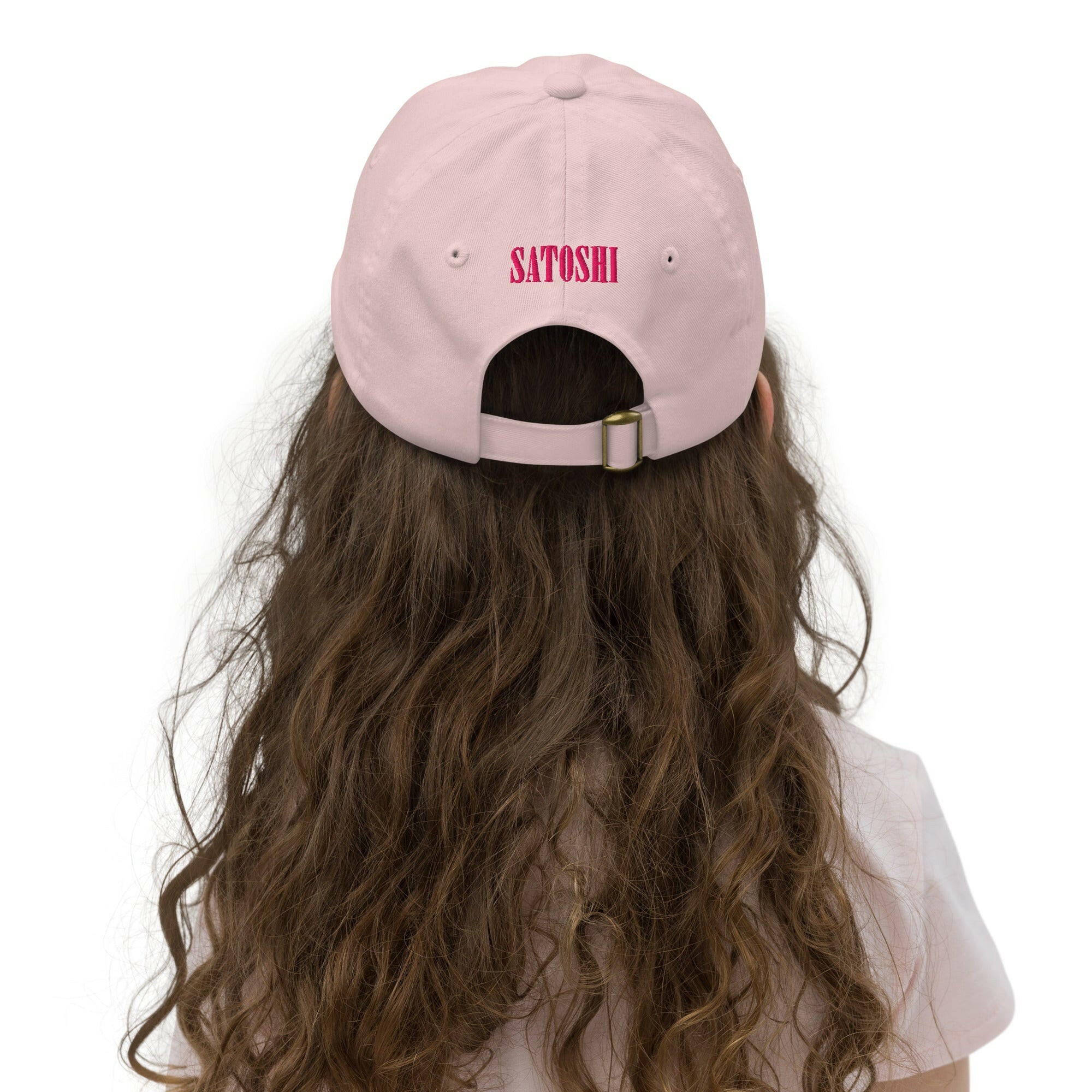SATOSHI SMILES / Girls’ Bitcoin Hat - Lil'B Hats - The Orange Habit