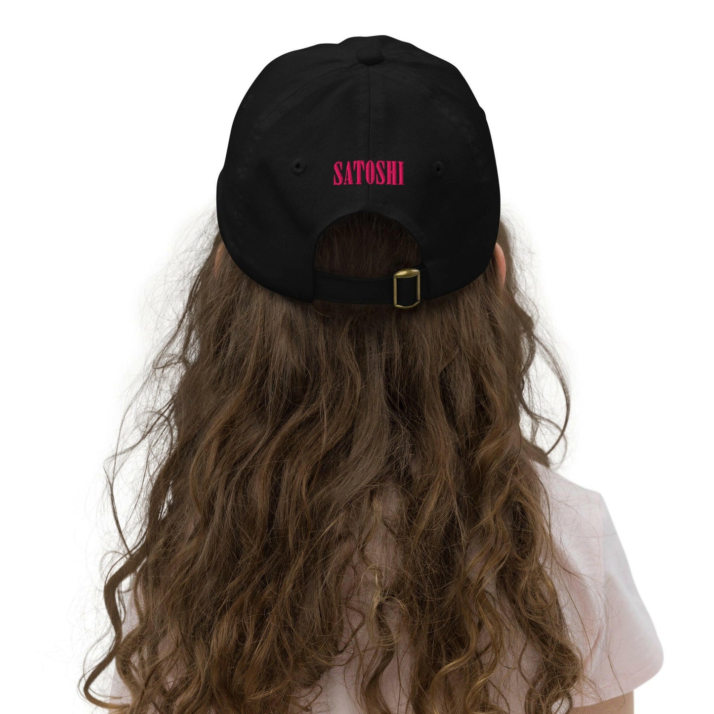 SATOSHI SMILES / Girls’ Bitcoin Hat - Lil'B Hats - The Orange Habit