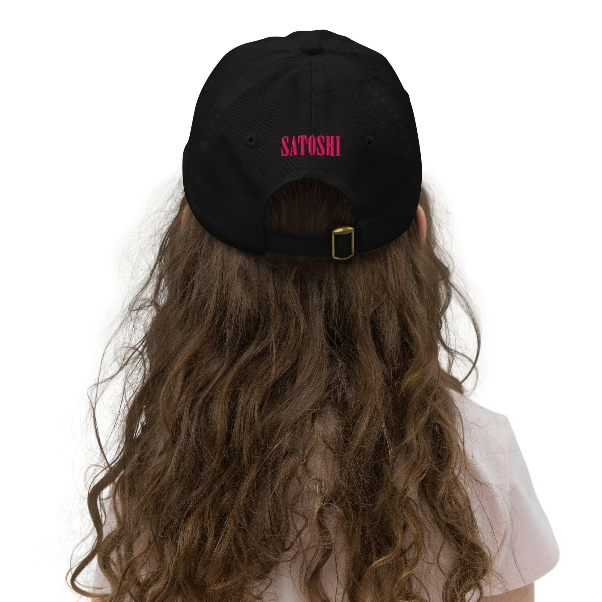 SATOSHI SMILES / Girls’ Bitcoin Hat - Lil'B Hats - The Orange Habit