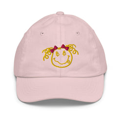 SATOSHI SMILES / Girls’ Bitcoin Hat - Lil'B Hats - The Orange Habit